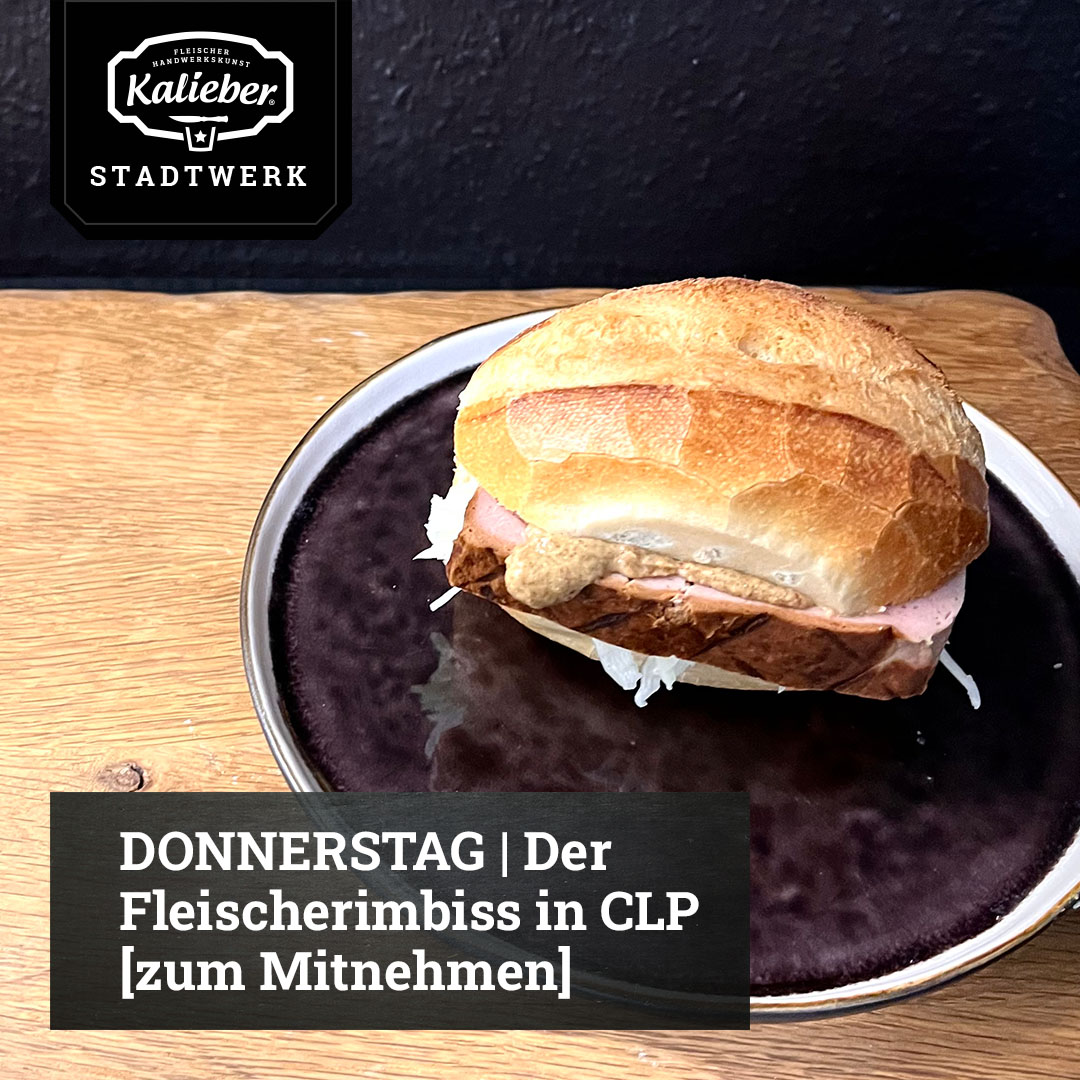 Brötchen mit Fleischkäse