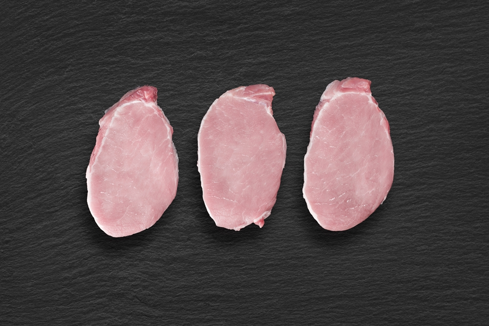 Rückensteaks vom Aktivstall-Schwein 3 Rückensteaks vom Aktivstall-Schwein